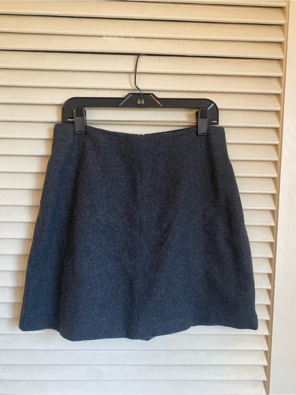 Aritzia Wilfred Essone Wool Blend Gray Miniskirt